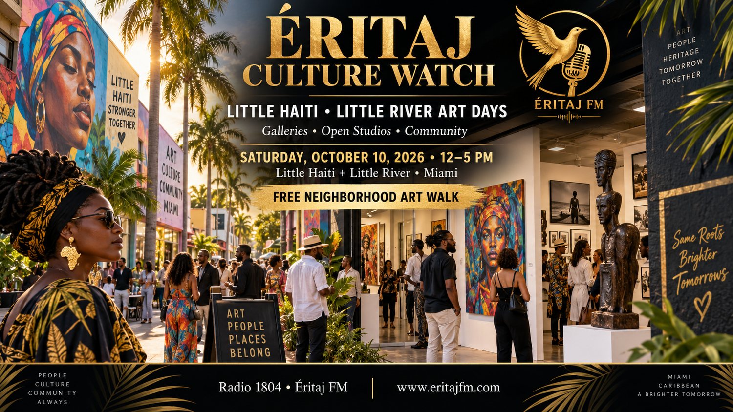 Little Haiti and Little River Art Days event graphic